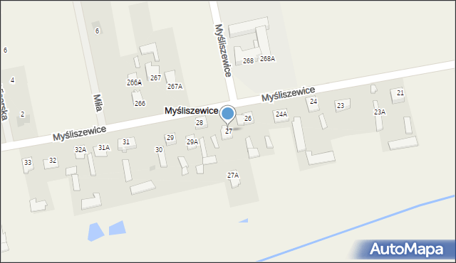 Myśliszewice, Myśliszewice, 27, mapa Myśliszewice