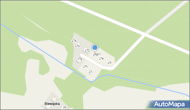 Myślniew, Myślniew, 17D, mapa Myślniew