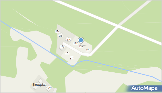 Myślniew, Myślniew, 17e, mapa Myślniew