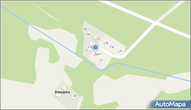 Myślniew, Myślniew, 17h, mapa Myślniew