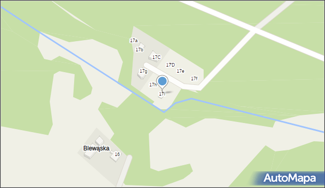 Myślniew, Myślniew, 17i, mapa Myślniew