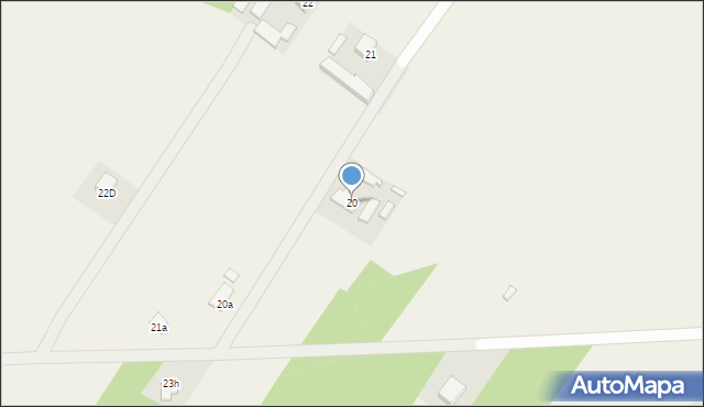 Myślniew, Myślniew, 20, mapa Myślniew