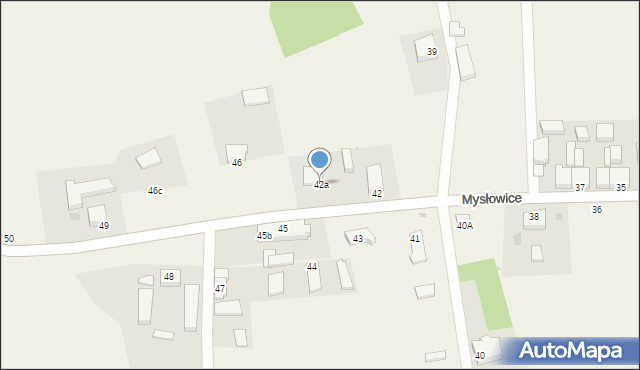 Mysłowice, Mysłowice, 42a, mapa Mysłowice