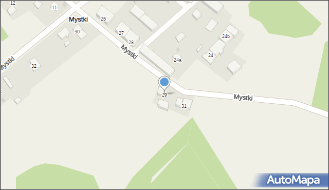 Mystki, Mystki, 29, mapa Mystki