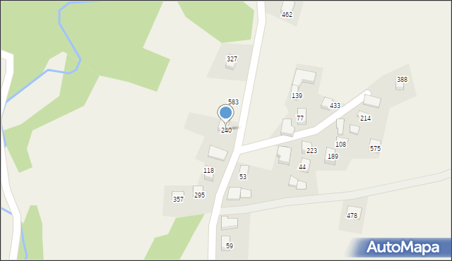 Mystków, Mystków, 240, mapa Mystków