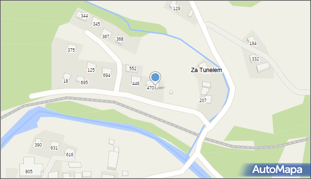 Mystków, Mystków, 471, mapa Mystków