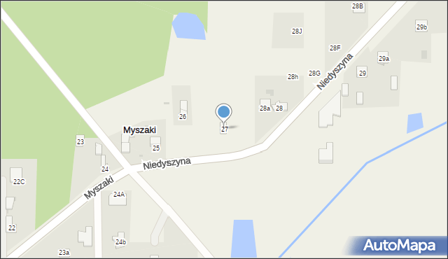 Myszaki, Myszaki, 27, mapa Myszaki