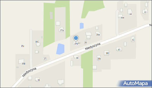 Myszaki, Myszaki, 37b, mapa Myszaki