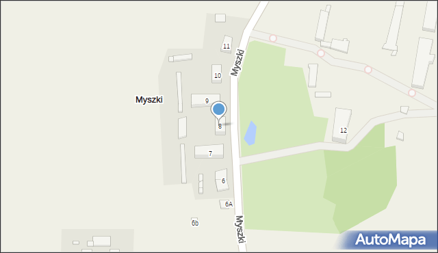 Myszki, Myszki, 8, mapa Myszki