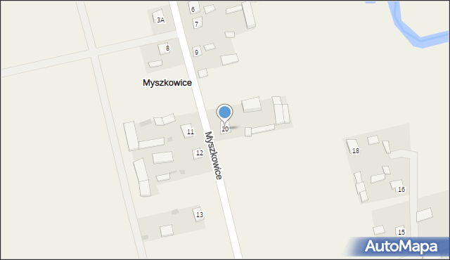 Myszkowice, Myszkowice, 10, mapa Myszkowice