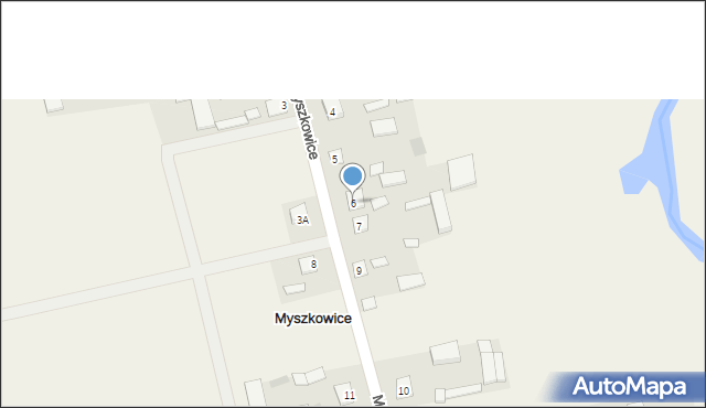 Myszkowice, Myszkowice, 6, mapa Myszkowice