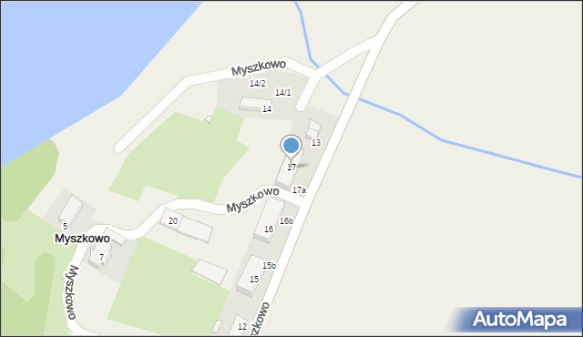 Myszkowo, Myszkowo, 17, mapa Myszkowo