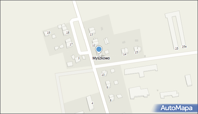 Myszkowo, Myszkowo, 11, mapa Myszkowo