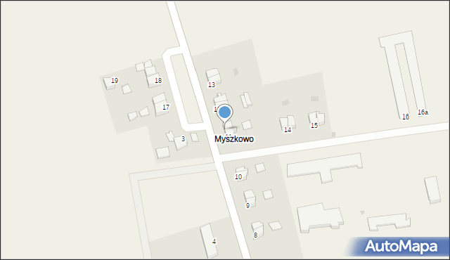 Myszkowo, Myszkowo, 11A, mapa Myszkowo