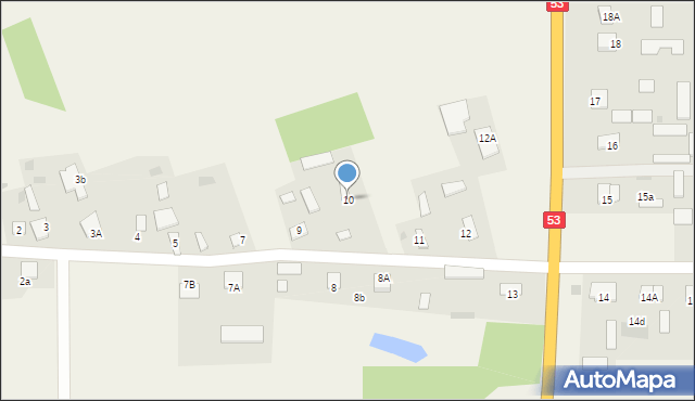 Myszyniec Stary, Myszyniec Stary, 10, mapa Myszyniec Stary