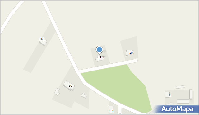 Myszyniec Stary, Myszyniec Stary, 1B, mapa Myszyniec Stary