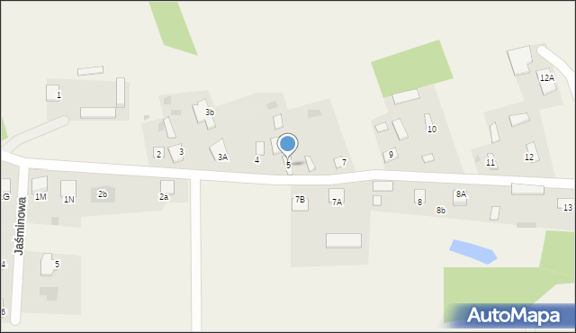 Myszyniec Stary, Myszyniec Stary, 5, mapa Myszyniec Stary