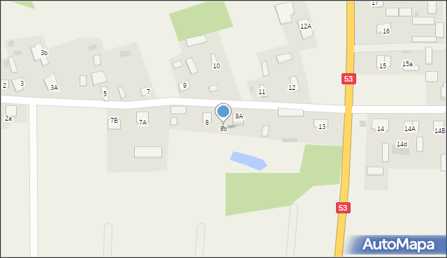 Myszyniec Stary, Myszyniec Stary, 8b, mapa Myszyniec Stary