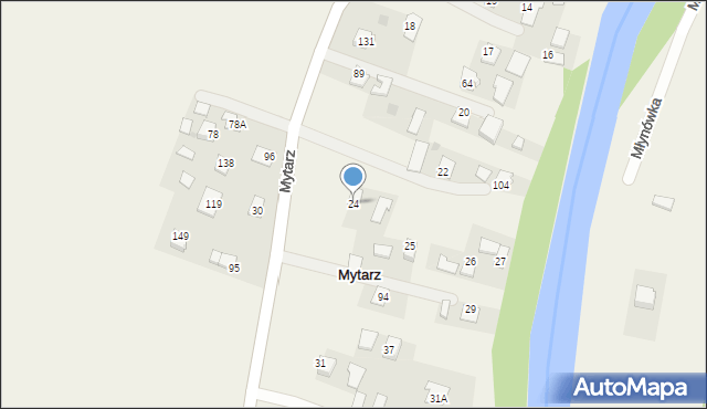 Mytarz, Mytarz, 24, mapa Mytarz