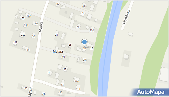 Mytarz, Mytarz, 26, mapa Mytarz