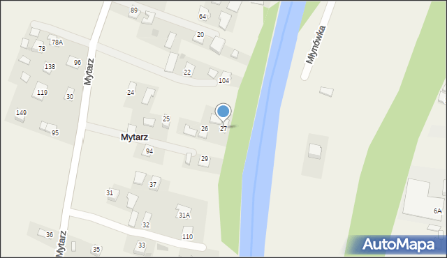 Mytarz, Mytarz, 27, mapa Mytarz