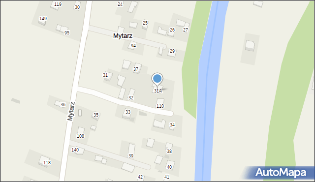 Mytarz, Mytarz, 31A, mapa Mytarz