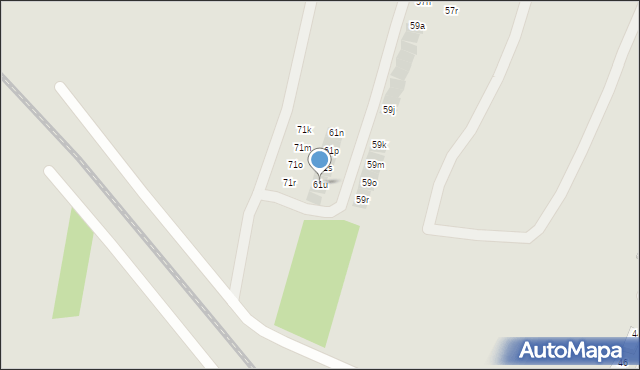 Rzeszów, Myśliwska, 61u, mapa Rzeszów