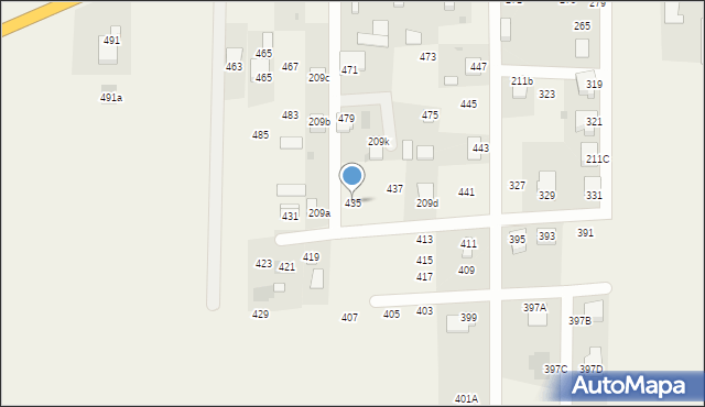 Augustowo, Na Brańskiej, 435, mapa Augustowo