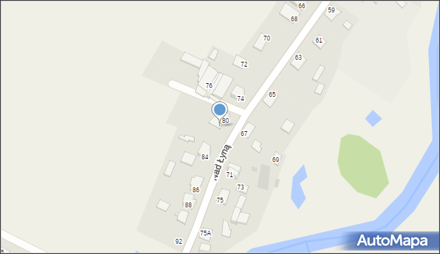 Bartąg, Nad Łyną, 82, mapa Bartąg