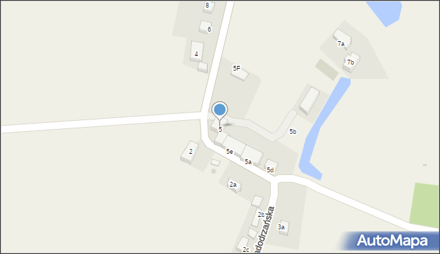 Blizanowice, Nadodrzańska, 5/1, mapa Blizanowice