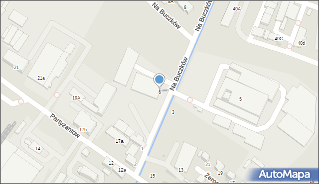 Bochnia, Na Buczków, 6, mapa Bochni