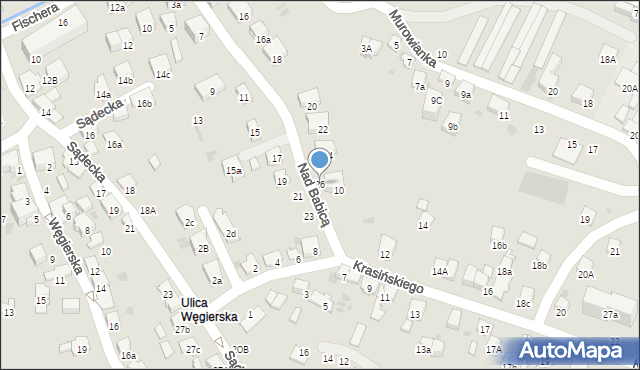 Bochnia, Nad Babicą, 26, mapa Bochni