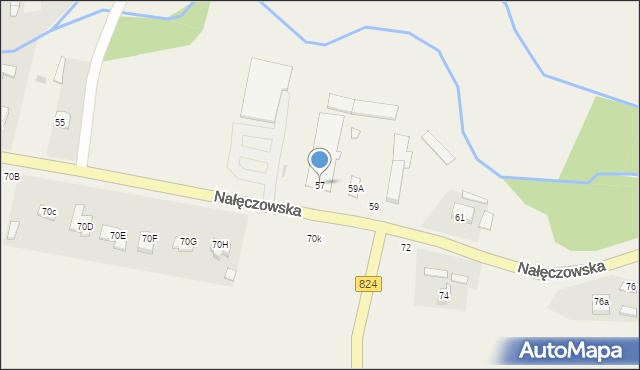 Bochotnica, Nałęczowska, 57, mapa Bochotnica