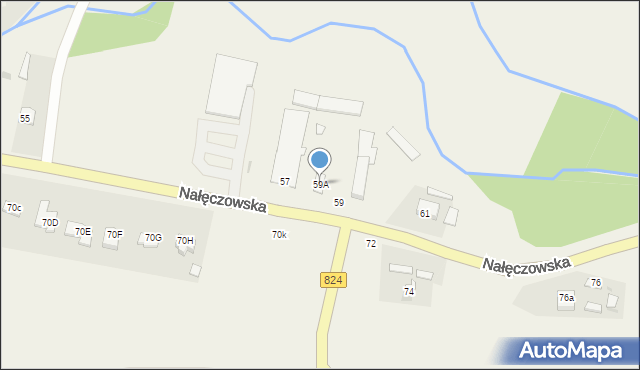 Bochotnica, Nałęczowska, 59A, mapa Bochotnica