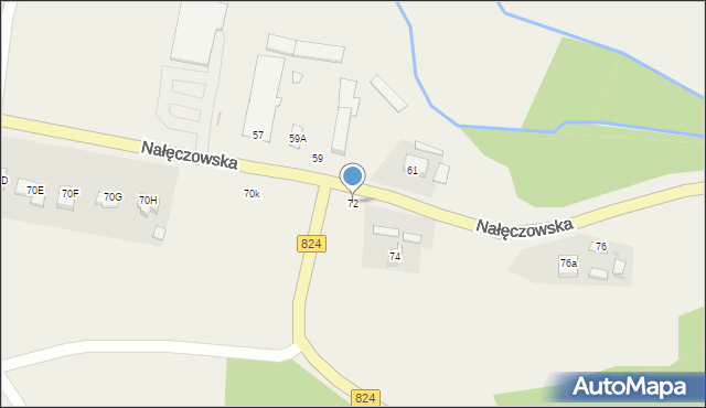 Bochotnica, Nałęczowska, 72, mapa Bochotnica