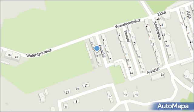 Boguszów-Gorce, Nadziei, 6, mapa Boguszów-Gorce