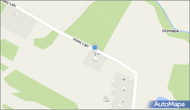 Bolesławek, Nad Potokiem, 6, mapa Bolesławek