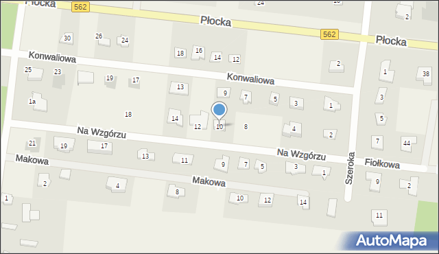 Brwilno, Na Wzgórzu, 10, mapa Brwilno