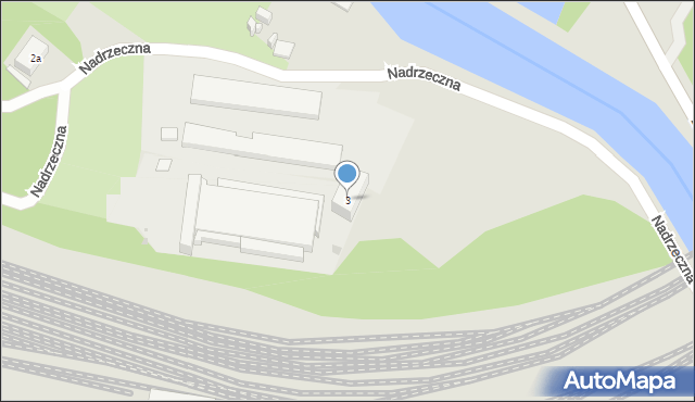 Bydgoszcz, Nadrzeczna, 3, mapa Bydgoszczy