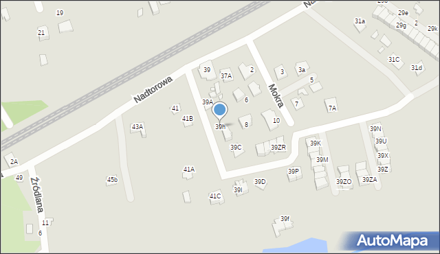 Chełm, Nadtorowa, 39h, mapa Chełma
