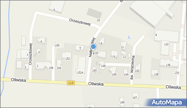 Chwaszczyno, Nałkowskiej Zofii, 4, mapa Chwaszczyno