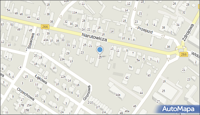 Ciechocinek, Narutowicza Gabriela, 15, mapa Ciechocinek