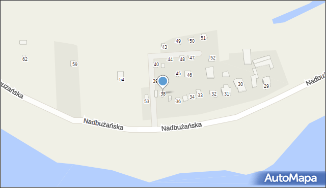 Cupel, Nadbużańska, 38, mapa Cupel