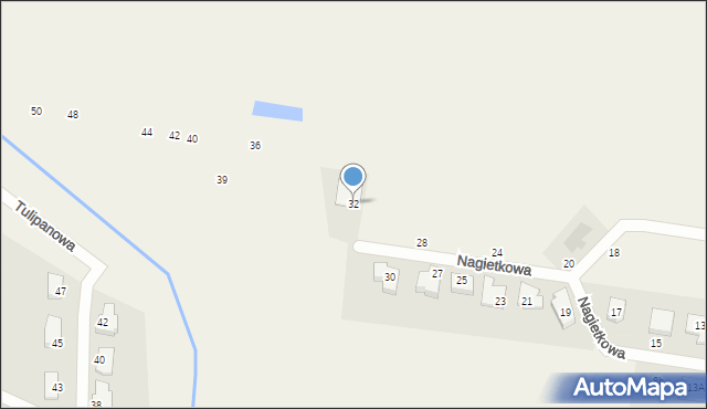 Dobra, Nagietkowa, 32, mapa Dobra