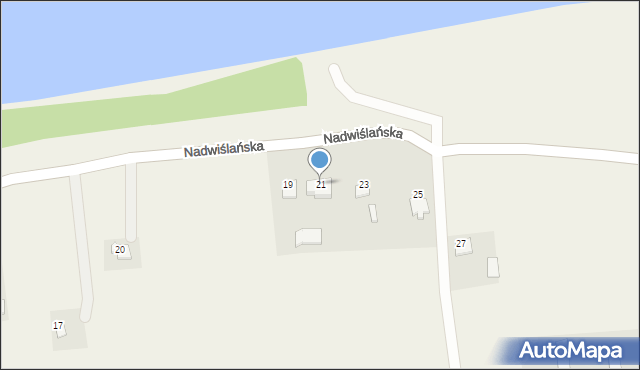 Dobrzyków, Nadwiślańska, 21, mapa Dobrzyków