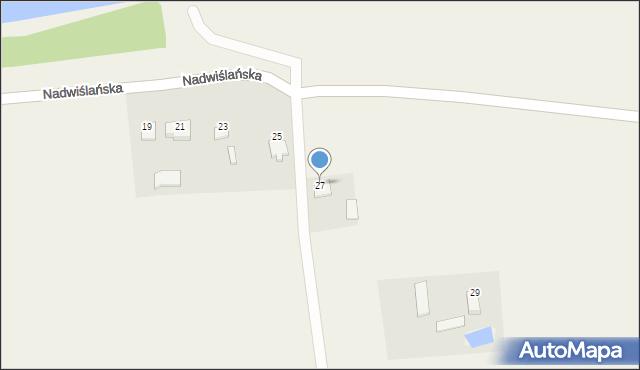 Dobrzyków, Nadwiślańska, 27, mapa Dobrzyków