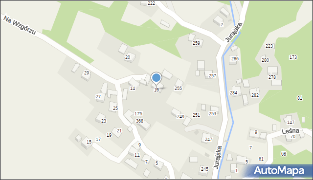 Filipowice, Na Wzgórzu, 16, mapa Filipowice