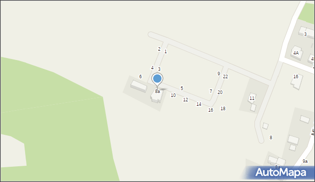 Gajków, Na Końcu Świata, 8a, mapa Gajków