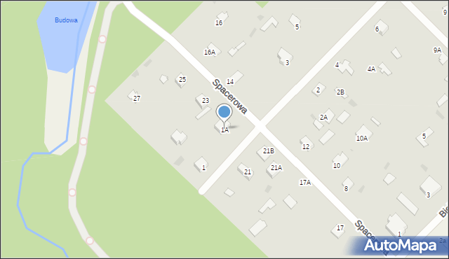 Garbatka-Letnisko, Nałkowskiej Zofii, 1A, mapa Garbatka-Letnisko