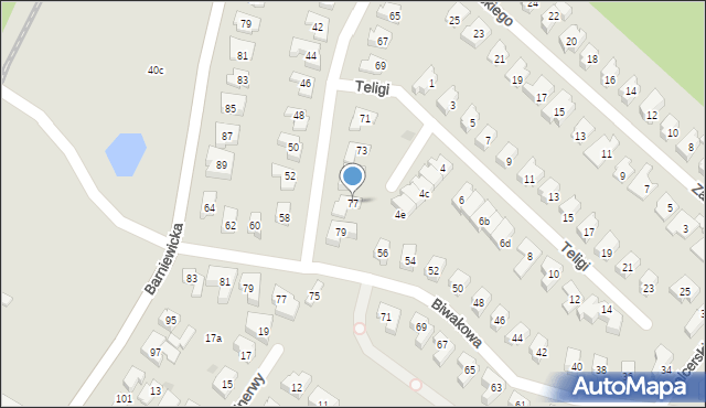 Gdańsk, Nawigatorów, 77, mapa Gdańska